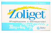 ZOLIGET 30/4 MG